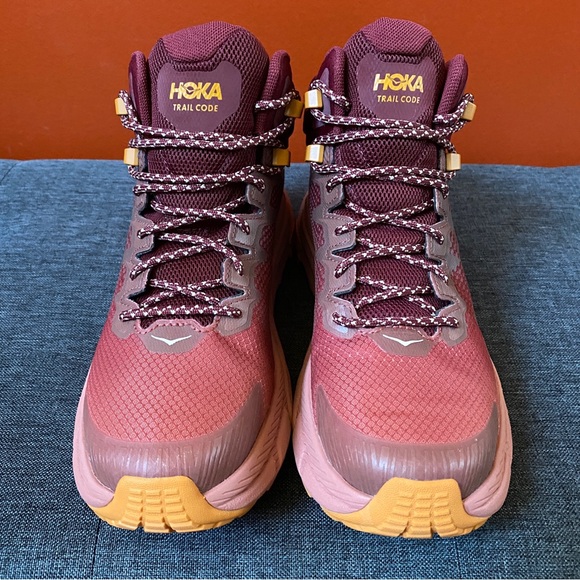 HOKA Trail Code GORE-TEX® Hot Sauce/Earthenware NEW Size Women’s 7.5 B - Picture 4 of 15